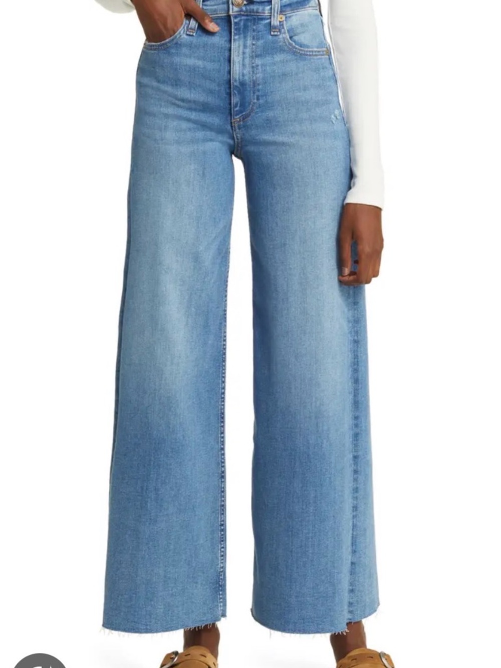 Like New Rag & Bone Sophie high rise Ultra Wide Leg High-Rise Jeans - size 28